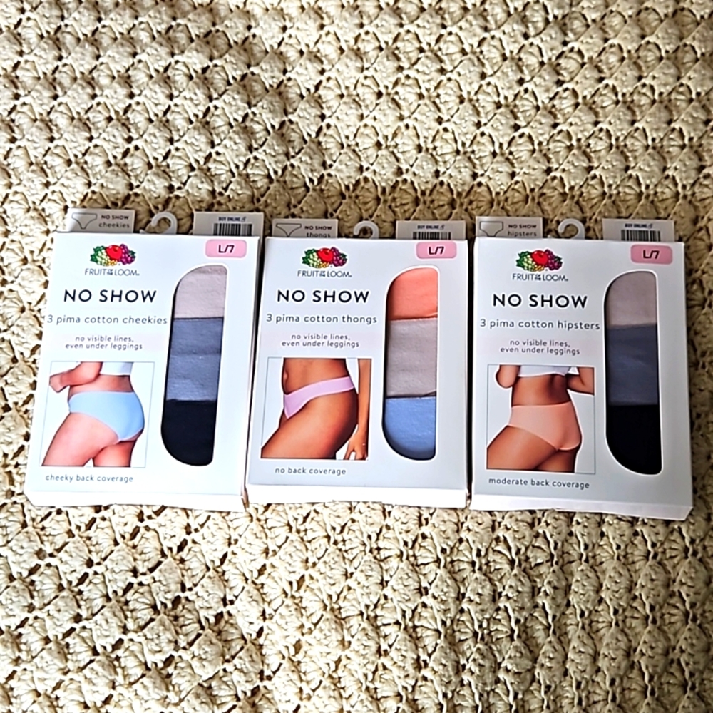COPY - Fruit of the Loom Womens 3 Packs of 3 Underwear